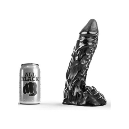 ALL BLACK - DILDO 23 CM