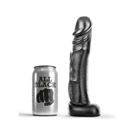 ALL BLACK - DILDO 22 CM