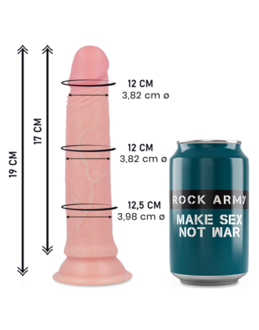 ROCKARMY - LIQUID SILICONE PREMIUM AVENGER REALISTICO 19 CM -O- 3.98 C