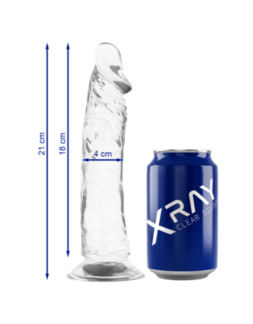 X RAY - CAZZO TRASPARENTE 21 CM -O- 4 CM