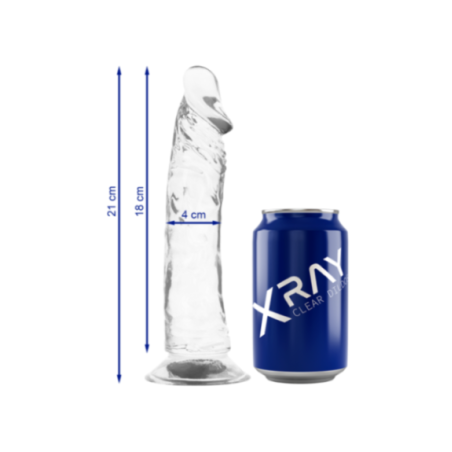 X RAY - CAZZO TRASPARENTE 21 CM -O- 4 CM