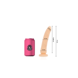 DELTA CLUB - GIOCATTOLI DILDO SILICONE MEDICO NATURALE 17 CM -O- 3 CM