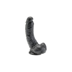 GET REAL - DILDO 20,5 CM CON SFERE NERO