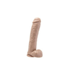 GET REAL - DILDO 28 CM CON PALLE DI PELLE