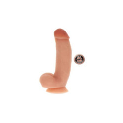 GET REAL - DILDO IN SILICONE 18 CM CON PALLE IN PELLE