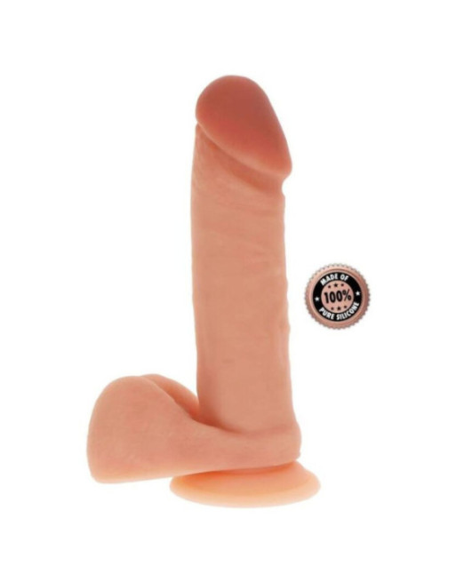 GET REAL - DILDO IN SILICONE 20,5 CM CON PALLE IN PELLE