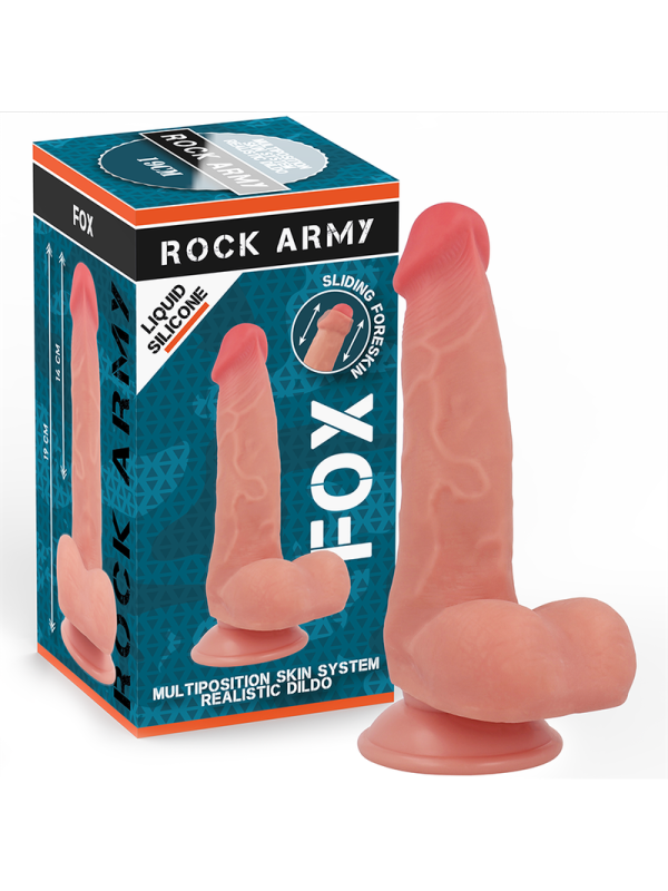 ROCKARMY - SILICONE LIQUIDO VOLPE 19 CM -O- 3,2 CM