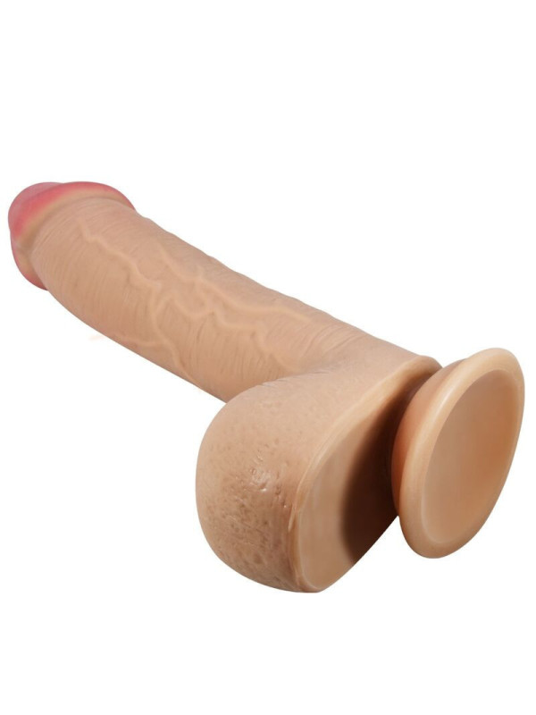 PRETTY LOVE - DILDO REALISTICO SERIE SLIDING SKIN CON VENTOSA SCORREVO