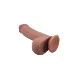 PRETTY LOVE - DILDO REALISTICO SLIDING SKIN SERIES CON VENTOSA SCORREV