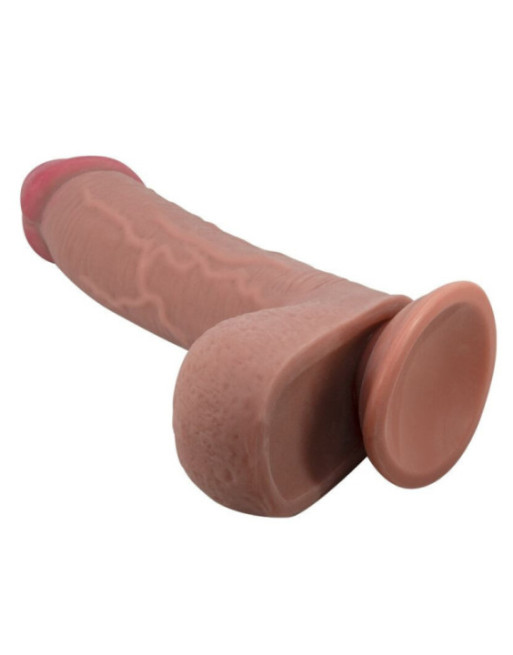 PRETTY LOVE - DILDO REALISTICO SLIDING SKIN SERIES CON VENTOSA SCORREV