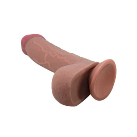 PRETTY LOVE - DILDO REALISTICO SLIDING SKIN SERIES CON VENTOSA SCORREV