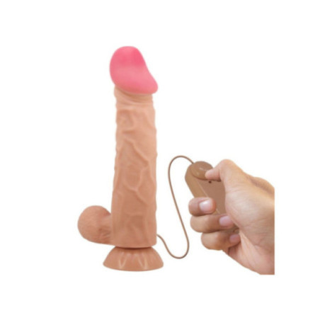 PRETTY LOVE - DILDO REALISTICO SLIDING SKIN SERIES CON VENTOSA SCORREV