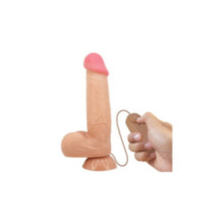 PRETTY LOVE - DILDO REALISTICO SLIDING SKIN SERIES CON VENTOSA SCORREV