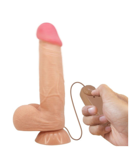 PRETTY LOVE - DILDO REALISTICO SLIDING SKIN SERIES CON VENTOSA SCORREV
