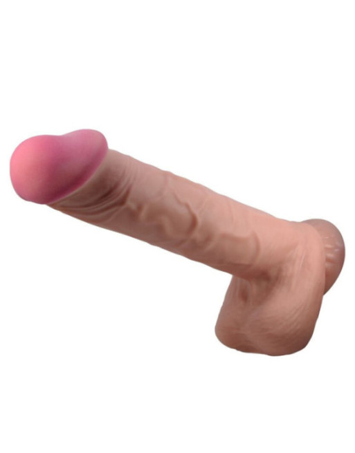 PRETTY LOVE - DILDO REALISTICO SLIDING SKIN SERIES CON VENTOSA SCORREV