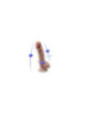 SILEXD - PENE REALISTICO IN SILICONE TERMOREATTIVO PREMIUM 17,8 CM