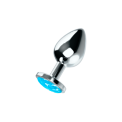 OHMAMA - PLUG ANALE CON CRISTALLO BLU L