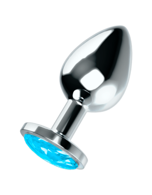OHMAMA - PLUG ANALE CON CRISTALLO BLU L
