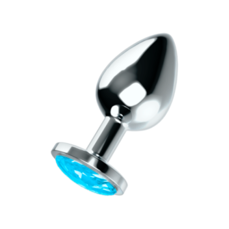 OHMAMA - PLUG ANALE CON CRISTALLO BLU L