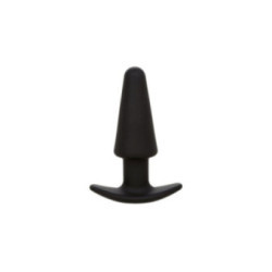 CALEXOTICS - ROCK BOTTOM TAPPO ANALE CONICO 10 VIBRAZIONI SILICONE NER