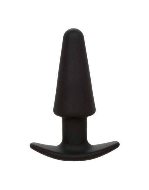 CALEXOTICS - ROCK BOTTOM TAPPO ANALE CONICO 10 VIBRAZIONI SILICONE NER