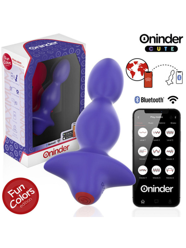 ONINDER CUTE - DILATATORE ANALE VIBRANTE LOVE BUTT - APP GRATUITA IN T