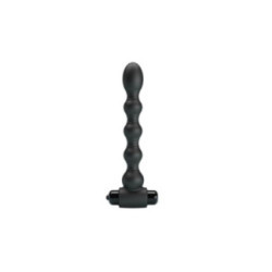 PRETTY LOVE - LYNN SILICONE ANAL PLUG 10 VIBRAZIONI NERO
