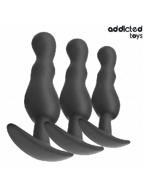 ADDICTED TOYS - SET DI 3 TAPPI ANALI MODELLO 1