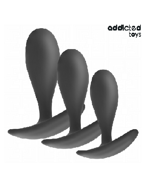 ADDICTED TOYS - SET DI 3 TAPPI ANALI MODELLO 2