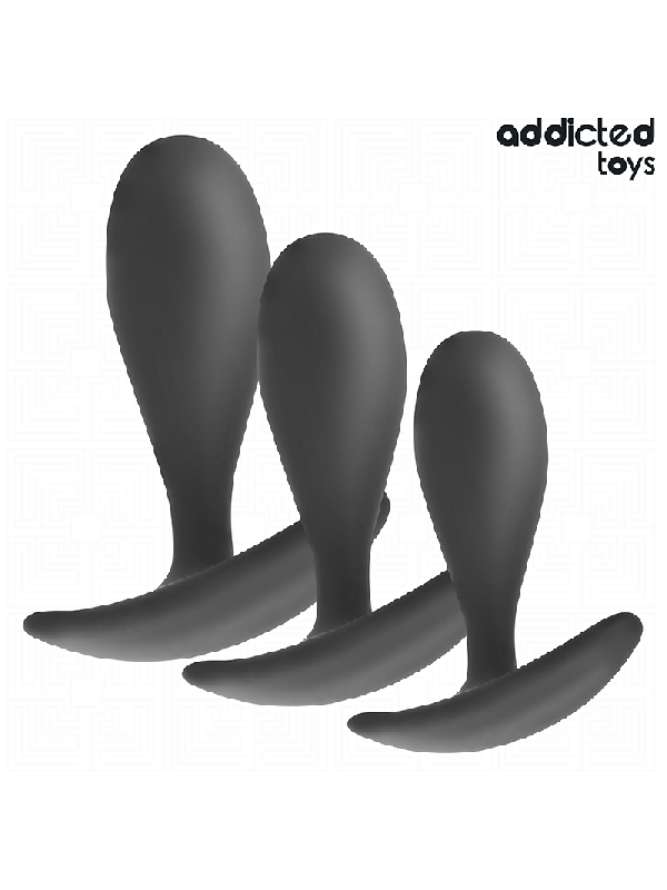ADDICTED TOYS - SET DI 3 TAPPI ANALI MODELLO 2