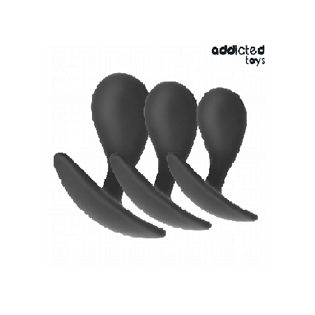 ADDICTED TOYS - SET DI 3 TAPPI ANALI MODELLO 3