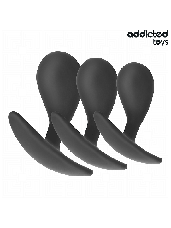 ADDICTED TOYS - SET DI 3 TAPPI ANALI MODELLO 3