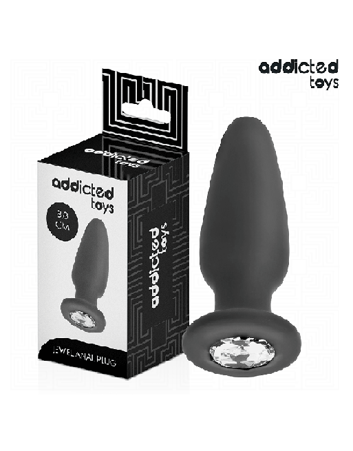 ADDICTED TOYS - PLUG ANALE CON GIOIELLO TAGLIA S 8,8 CM
