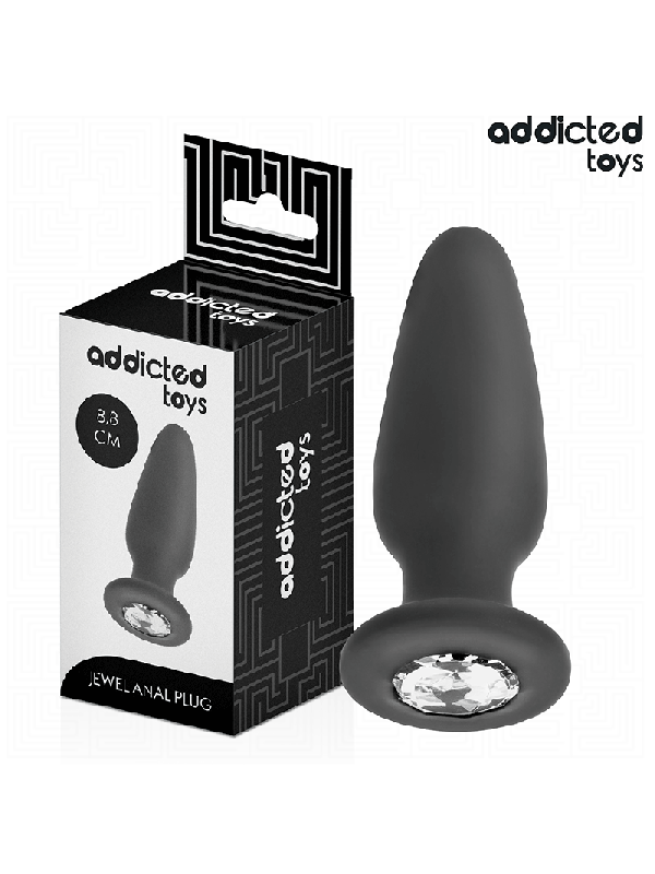 ADDICTED TOYS - PLUG ANALE CON GIOIELLO TAGLIA S 8,8 CM