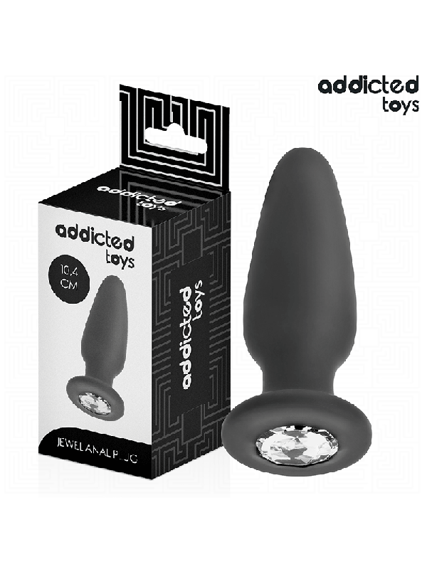 ADDICTED TOYS - PLUG ANALE CON GIOIELLO TAGLIA M 10,4 CM