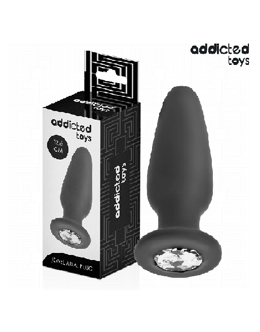 ADDICTED TOYS - PLUG ANALE CON GIOIELLO TAGLIA L 12,6 CM