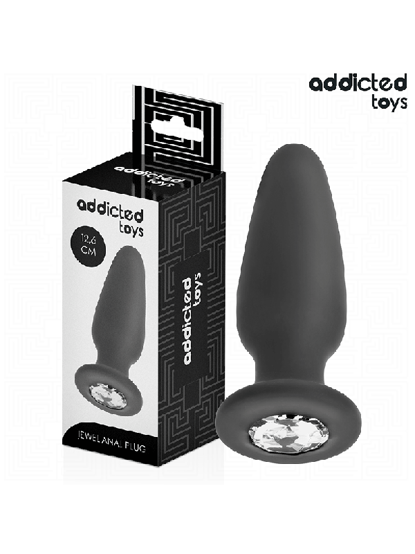 ADDICTED TOYS - PLUG ANALE CON GIOIELLO TAGLIA L 12,6 CM