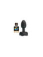 PRETTY LOVE - PLUG ANALE OLMAN CON LUCE LED NERO 8,8 CM