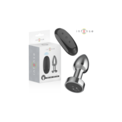 INTENSE - PLUG ANALE 10 VIBRAZIONI METALLO CON TELECOMANDO S