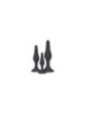 TOYJOY - ANAL PLAY CURVY COMPANIONS PLUG ANALE 3 PEZZI NERO