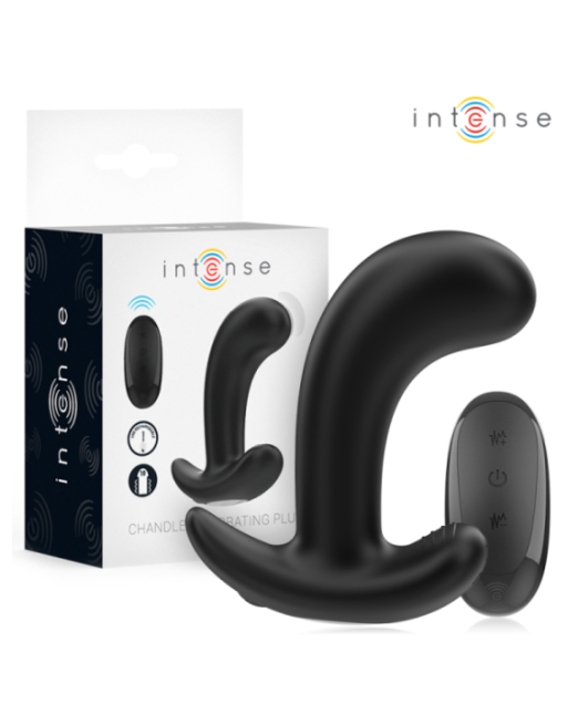 INTENSE - CHANDLER ANAL PLUG 10 VIBRAZIONI NERO TELECOMANDO