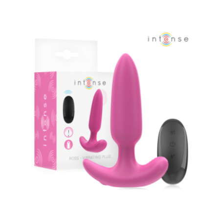 INTENSE - ROSS ANAL PLUG 10 VIBRAZIONI ROSA TELECOMANDO