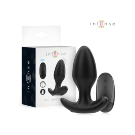 INTENSE - JOEY ANAL PLUG 10 VIBRAZIONI NERO TELECOMANDO