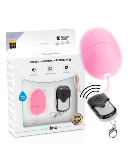 ONLINE - TELECOMANDO UOVO VIBRANTE S ROSA