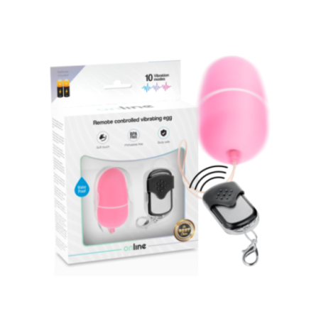 ONLINE - TELECOMANDO UOVO VIBRANTE M ROSA