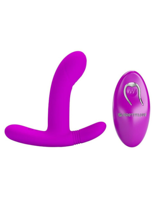 PRETTY LOVE - MASSAGGIATORE PER CLITORIDE GERI TELECOMANDO ROSA