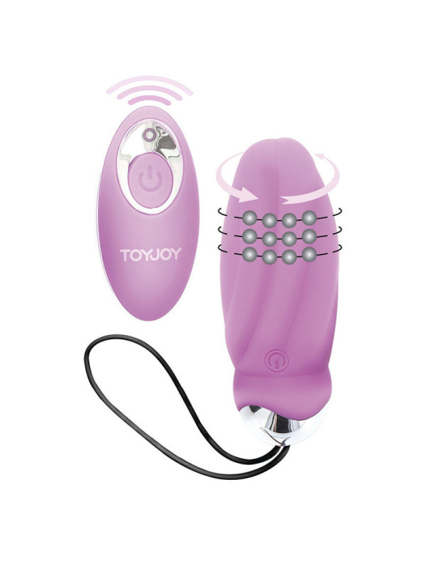 TOYJOY - VIBRATORE ROSA CON TELECOMANDO PER LA FELICITÀ CHE MI FAI CRE