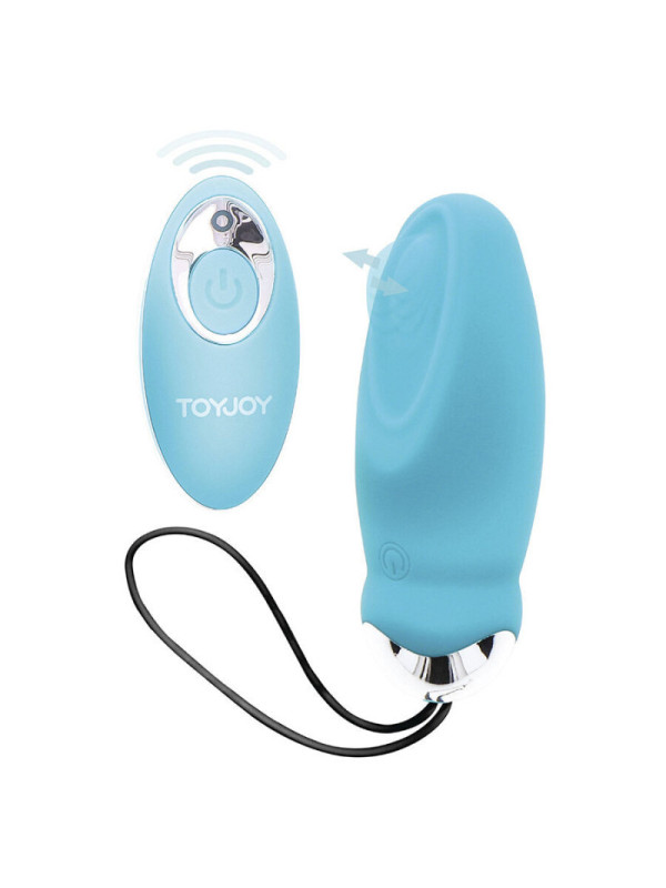 TOYJOY - VIBRATORE HAPPINESS SONO COSÌ EGGCITED CON TELECOMANDO BLU