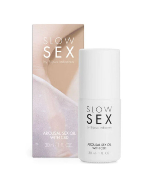 BIJOUX - SLOW SEX OLIO DA MASSAGGIO SESSUALE CON CBD 30 ML
