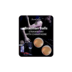 SECRETPLAY - SET DI PALLINE BRASILIANE FRAGOLA E CHAMPAGNE